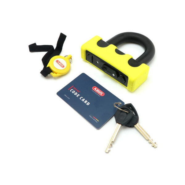 Granit power xs 67 padlock. Yellow. Blister pack fits: > universal