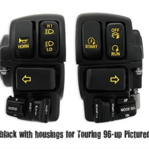 Handlebar Black Backlight Switch Kit Touring  Fits: > 96-13 Touring