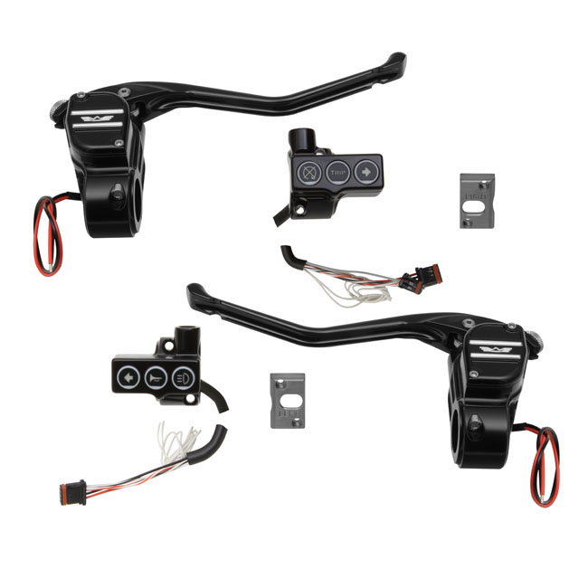 Handlebar controls with hydr. clutch Fits: > 11-17 Softail