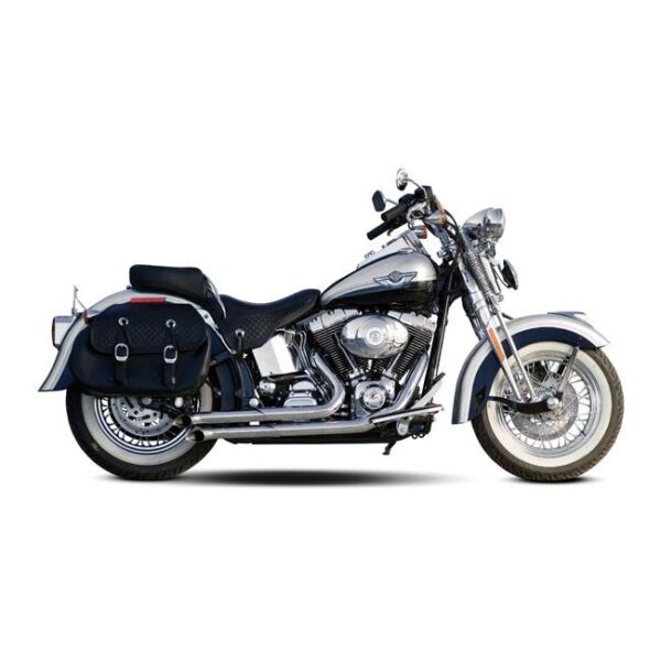 Harley davidson paughco yaffe buzzsaw exhaust for softail