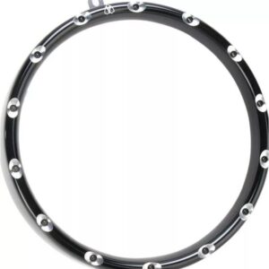 Harley Davidson headlight LED  headlamp ring black or chromeSoftail FLST