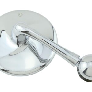 Classic Bar End Mirror 150 mm stem Chrome