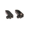 Highsider turn signal bracket for 35 37 mm fork tubes black 2