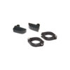 Turn signal bracket for 49 - 54 mm fork tubes black