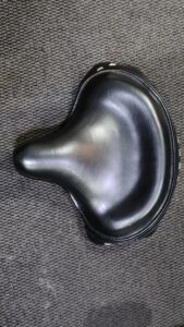 seat solo, 52239-87 harley spring seat black, police seat - Image 3