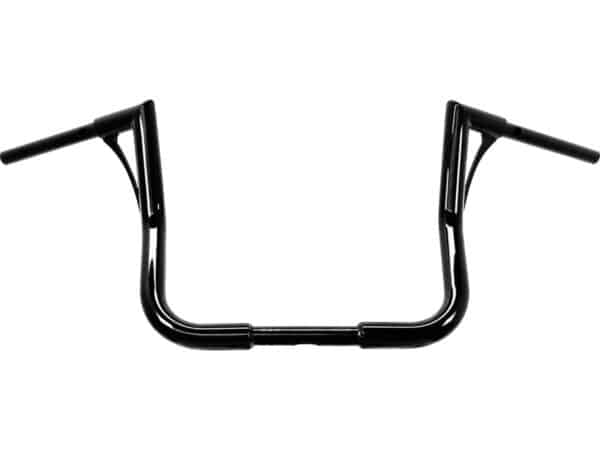 330 Medium Bagger Flow Bar Super Fat Handlebar for Street Glide with 1" Clamp Diameter 3-Hole Gloss Black Powder Coated 1