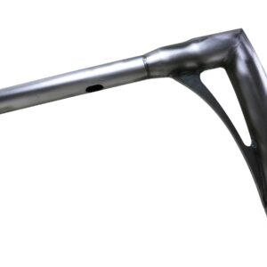 380 Tall Flow Bar Super Fat Handlebar for M8 Softail with 1 1/4" Clamp Diameter 3-Hole Raw 1