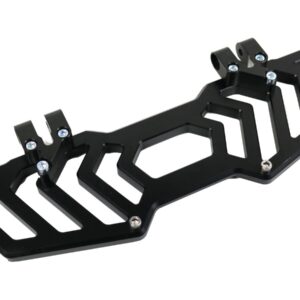 Trackboard Driver Floorboards Black Anodized