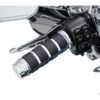 Iso grip covers for hd heated grips chrome 1" throttle by wire