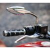 Kinetic grips chrome 7/8" throttle by wire throttle cables