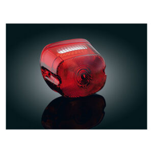 Kuryakyn  Red Laydown Taillight Replacement Lens 03-UP