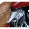 Saddle shields heat deflectors for indian reflective smoke