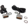 Led handlebar black or chrome with amber turn signals fits 04 20 xl sportster models 2