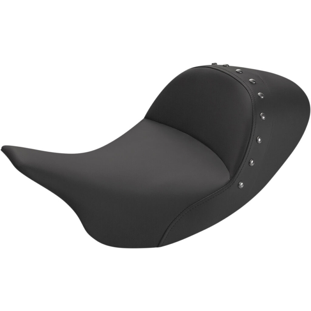 Lariat Solo Seat black with studs Fits: > 08‐22 Touring