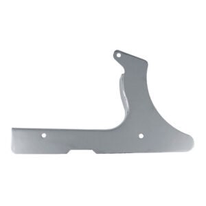 Lower rear belt guard. Plain, Chrome