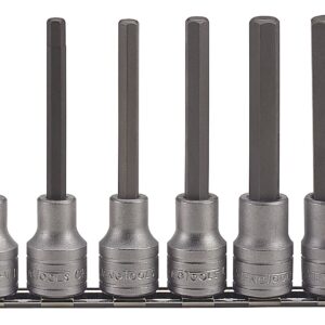 M1211 Set long hex socket bits 1/2" 6 pcs