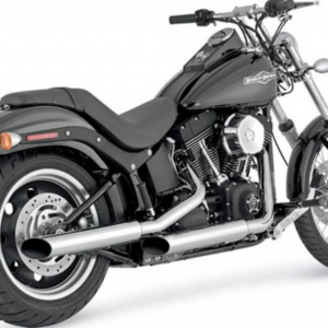 Mamba Slip-On Mufflers chrome Fits: > 12-16 FLS