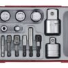 Mixed drive socket bit adaptor set fits universal 1