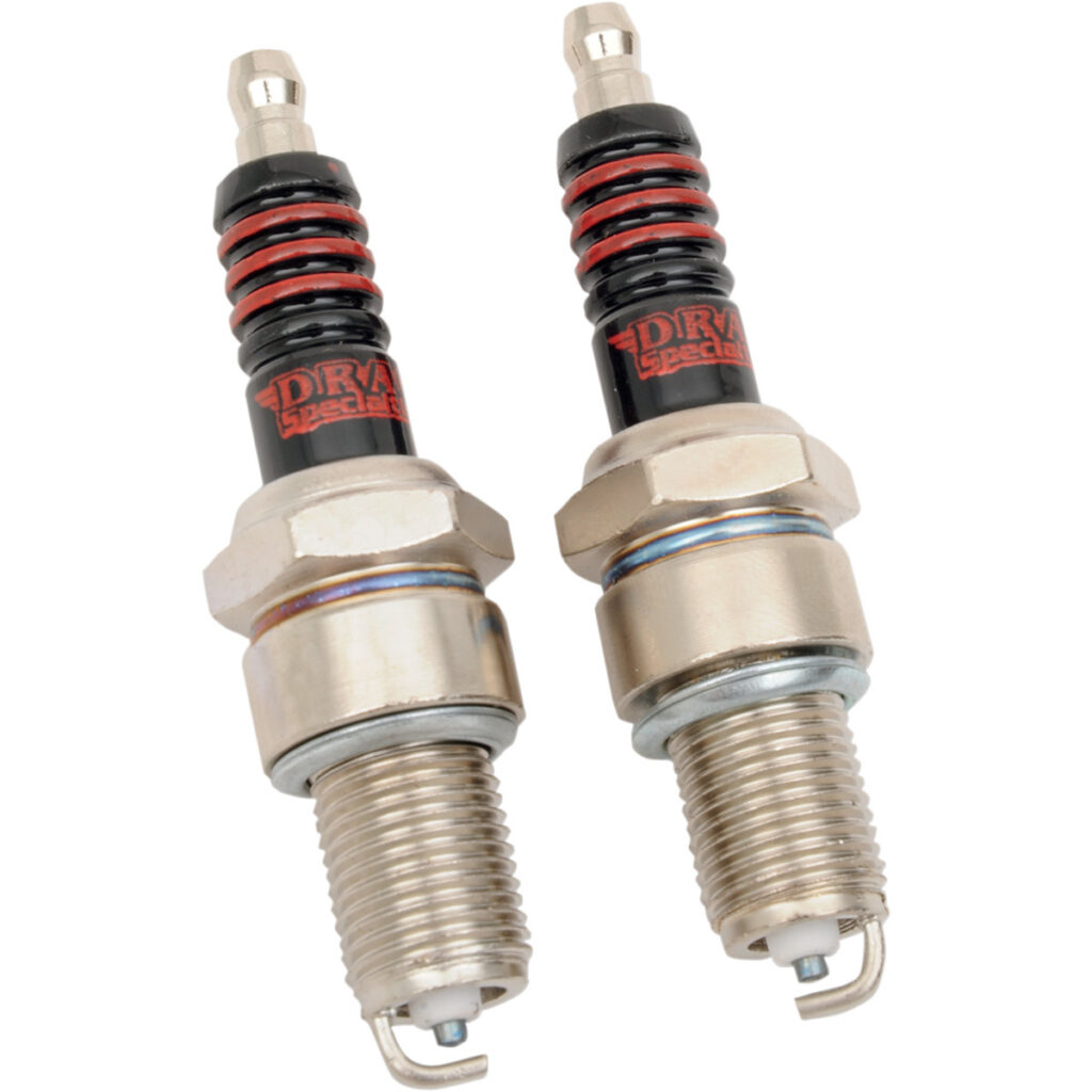 NGK style Spark Plugs; Fits: > 84-99 Evo Bigtwin; 78-84 Shovelhead