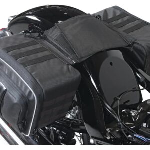 Route 1 Road Trip Saddlebags Black