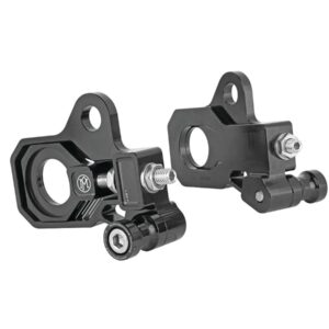 Rear Axle Adjuster Kit for Touring Models Black