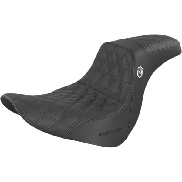 Pro series sdc performance grip seat with or without backrest fits:> m8 softail fxlr/fxlrs/flsb