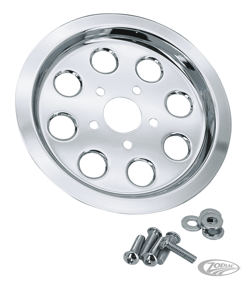 Pulley cover, holes (61t) fits: > 91-99 xl sportster 1 Pulley cover