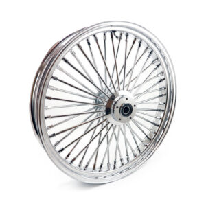 Radial 48 fat spoke front wheel 3.50 x 23 Dual Flange Fit:> Custom motorcycles