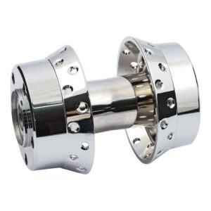 Rear wheel hub chrome - Fits: > 00-07 Touring; 05-07 XL Sporster