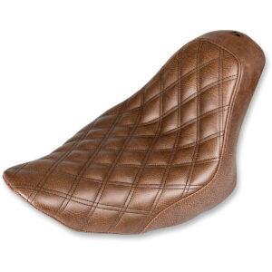 Renegade LS Solo Seat Softail 2006-2017 brown Fits : > Softail 06-09 FXST