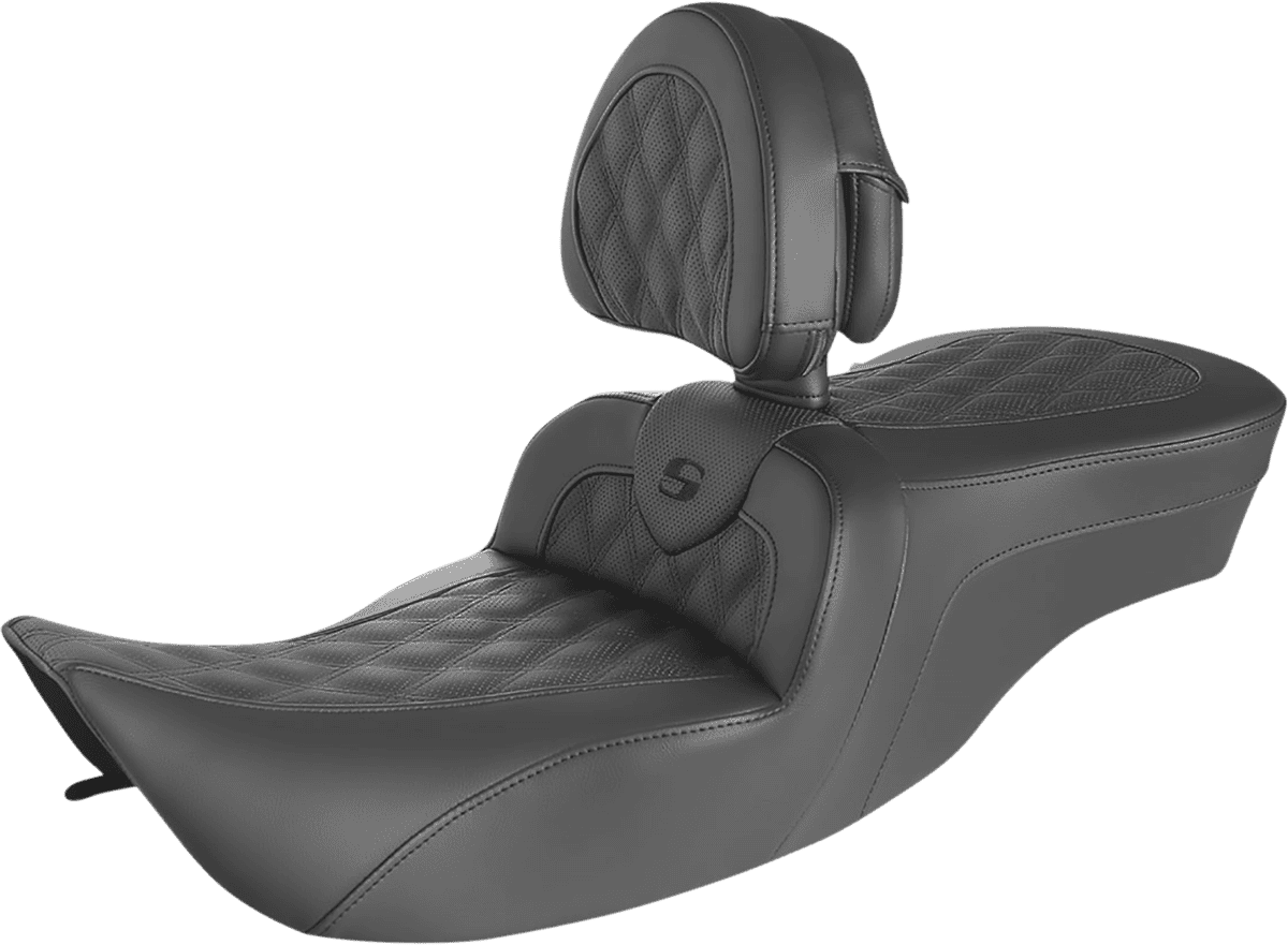 Roadsofa™ lattice stitched seat fits:>1996-2007 touring 1 Roadsofa™ lattice stitched seat fits:>1996-2007 touring