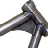 Rigid single downtube chopper frame for up to 200 tyre