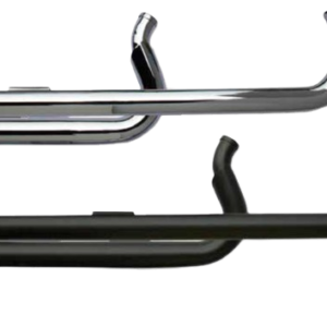 COMPETITION EXHAUST SYSTEMS FOR SOFTAIL® 86-11 & SPORTSTER® 04 - LATER Complete competition exhaust system includes heat shields, baffles, O2 bung with plug & mounting hardware.