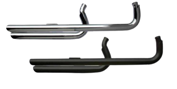 Competition exhaust systems for softail® 86-11 & sportster® 04 - later complete competition exhaust system includes heat shields, baffles, o2 bung with plug & mounting hardware.