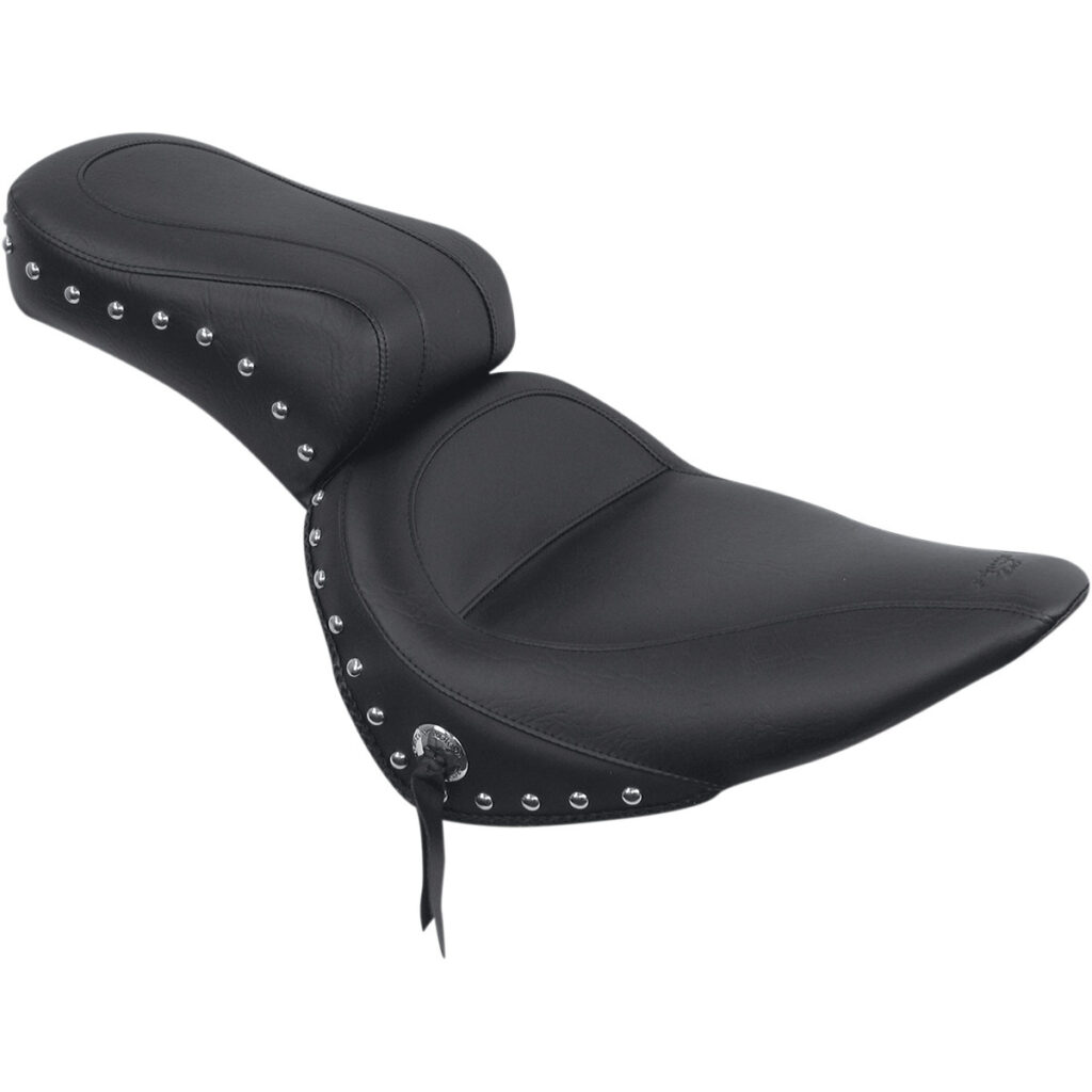 Seat One-Piece Studded Original 2-up Fits: > 84-99 Softail