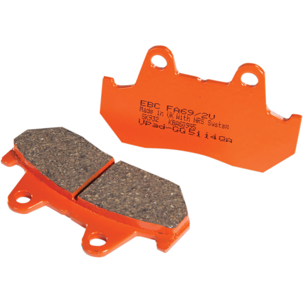 Semi sintered Base "FA69/2" Brake Pads front