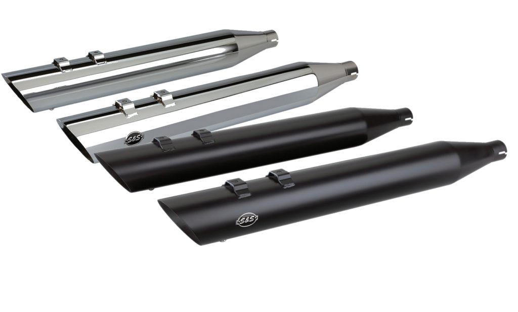 Slash Cut Slip-On Mufflers 17-20 FLHT/​FLHTK/​FLHR/​FLHX/​FLTRX/​FLTRU/​FLTRK