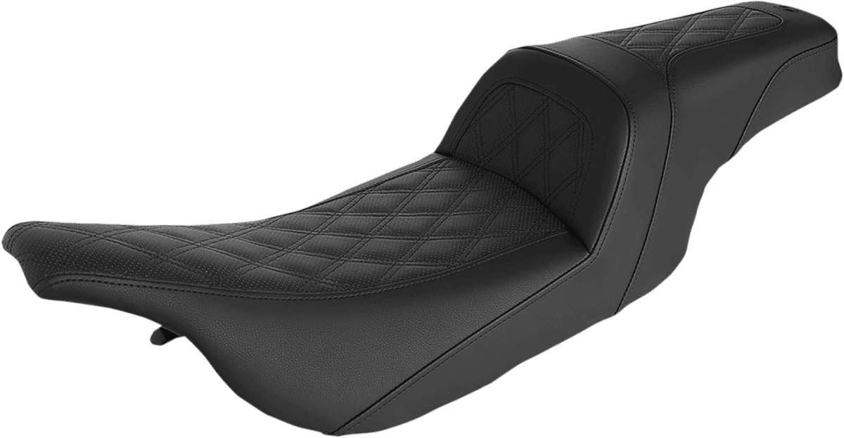 Slim lattice stitched seat fits:>1996-2007 touring 1 Slim lattice stitched seat fits:>1996-2007 touring