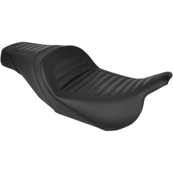 Slim rp 2-up seat pleated saddlehyde saddlegel 08-22 flht/ flhr/ flt