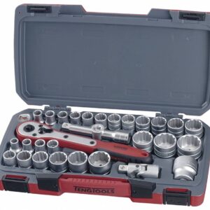 Socket set 1/2" mm/AF – USA and Metric sizes Fits: > Universal