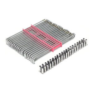 Spoke set chrome for HD style rims diabolo style or spool hub