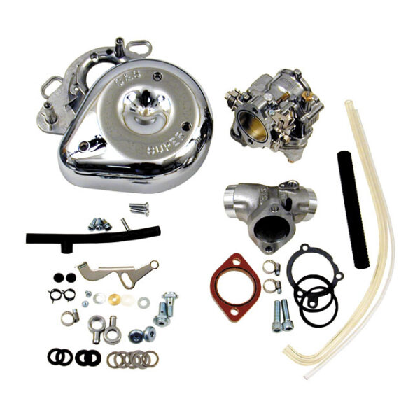 Super e  carburetor kit include air filter and manifold fits: 2006 twin cam