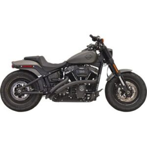 Sweeper Radius 2-Into-2 Black or Chrome 2018-up - Softail Models