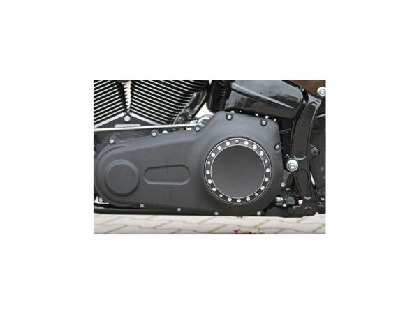 Drilled Clutch Cover 5-hole Bi-Color Anodized