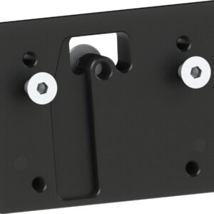 Mid-Mount License Plate Base Plate Adapter Black