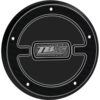 Tb-s clutch cover black cut anodized