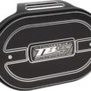 Tb-s oval airbox air cleaner cover bi-color anodized