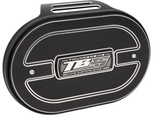 TB-S Oval Airbox Air Cleaner Cover Bi-Color Anodized