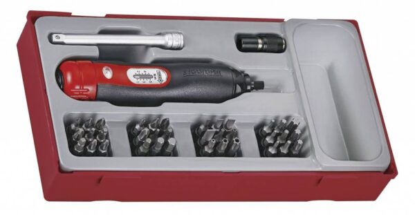 Torque screwdriver set 39pcs in tooltray  fits: > universal