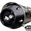 Touring slip on muffler with sound system polished or black fits 1998 2016 flht touring models 1